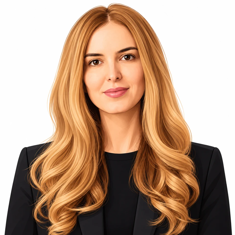 Illustrated portrait of Azalia Mirhoseini